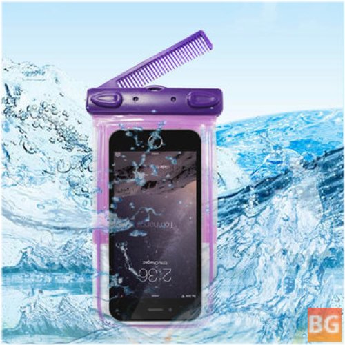 Combo Mirror Waterproof Bag for Cell Phone 6 Inch