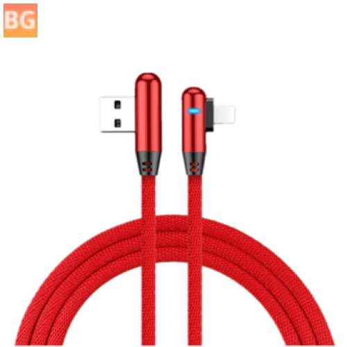 USB Type C Data Cable - LED Light Fast Charging for Huawei P30 Pro P40 Mi10 9Pro S20 5G