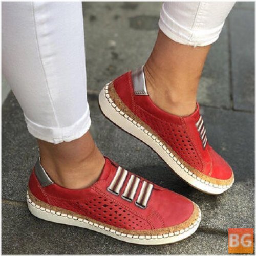 Hollow Out Breathable Flats for Women