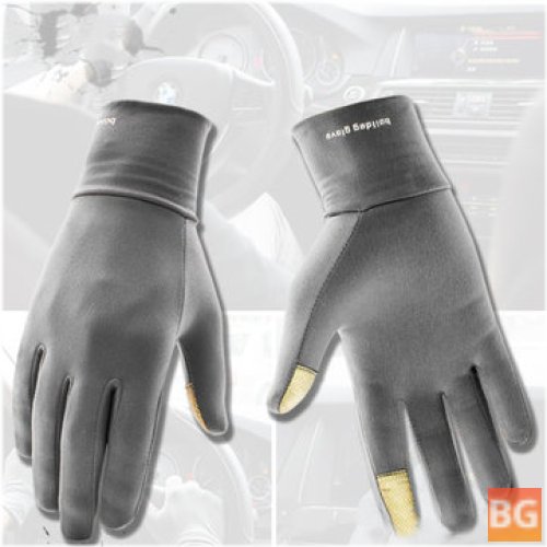 Bakeey Touchscreen Gloves - Elastic Lycra Warm Anti-slip Cycling Gloves