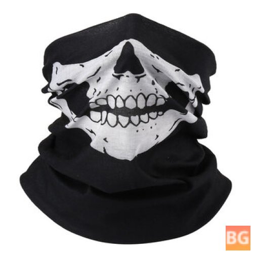 5Pcs Skull Multi-Purpose Headwear Scarf Face Mask