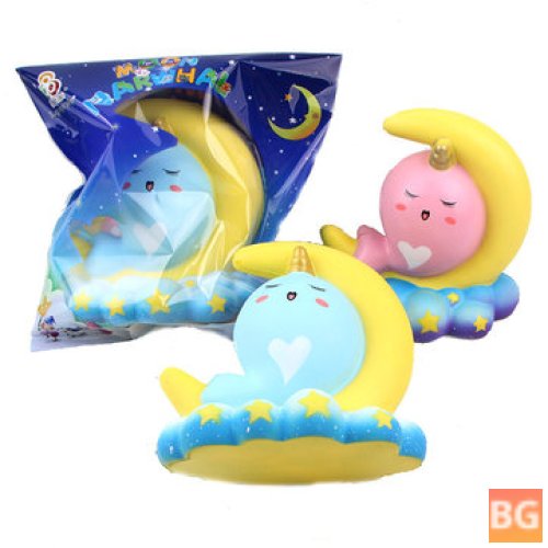 Squishy Animal Collection with Unicorn, Moon, and NarWhale