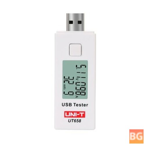 Uni-T UT658 Digital Lcd Display Charger Tester with Current Voltage Capacity and Voltage Meter