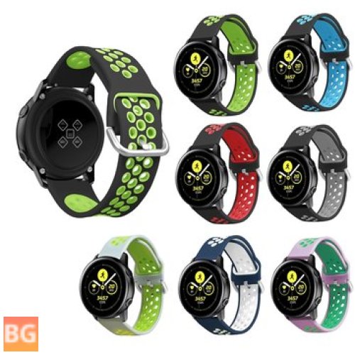Bakeey 20mm Watch Band - Dual Color Silicone