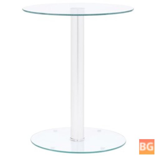 Table with Glass Top and Transparent Frame