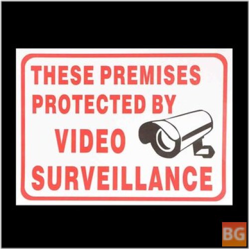 Decal for CCTV Camera - These Premises