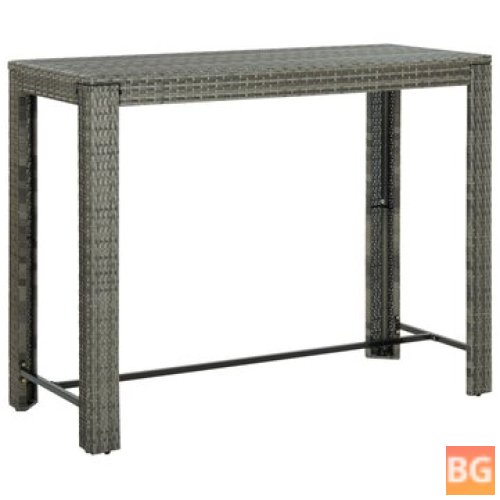 Garden Bar Table - Gray - 55.3