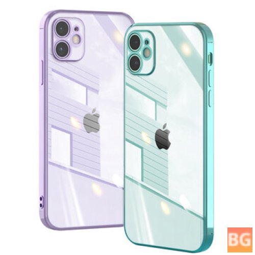iPhone 12 Case - Soft TPU Protective Case with Lens Protector