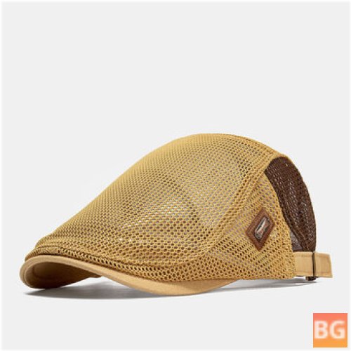 Mesh Breathable Casual Cap with Contrast Colors