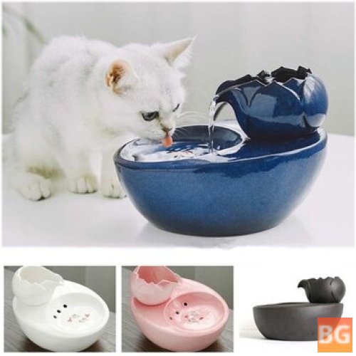 Water Dispenser with Filter and Fountain for Pet Cats and Dogs