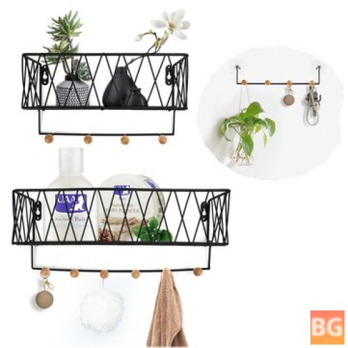 Hanging Storage Rack for Home Kitchen Supplies - AGSIVO