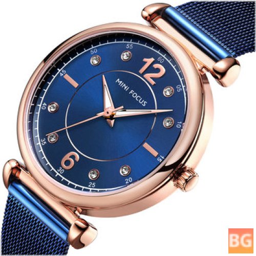 Sapphire Ladies Quartz Watch with Men's Watch Face