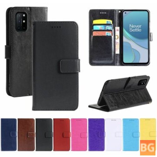 For OnePlus 8T - Protective Flip Cover with Multiple Card Slot and Stand