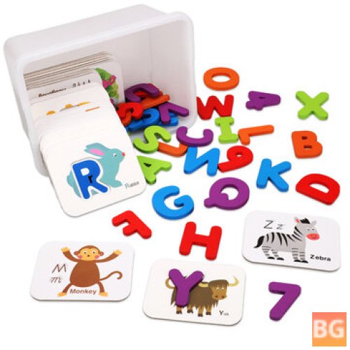 Kids' Jigsaw Puzzles - English Cognitive Matching Cards