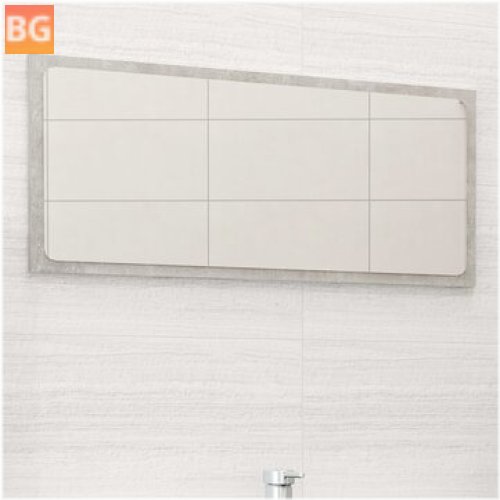 Gray Marble Bathroom Mirror 31.5