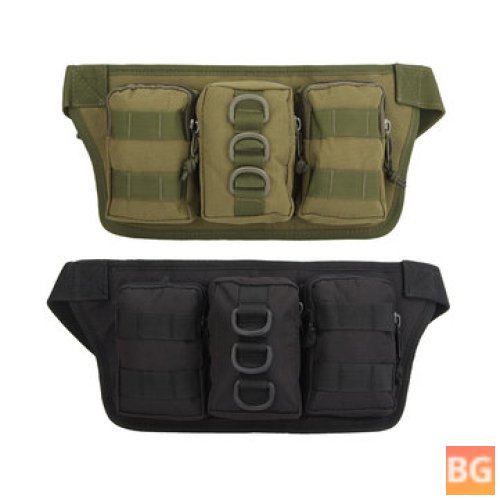 1PC Outdoor Sport Waist Bag - High Capacity - Tactical - for Running, Fitness, Hiking, Camping