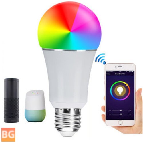 Alexa Google Home Smart Light Bulb with WIFI and RGB LED