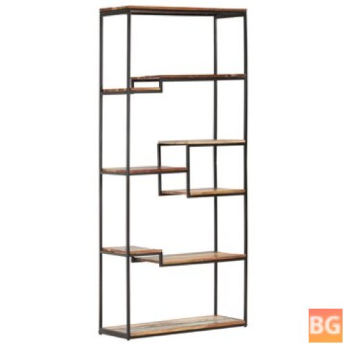 Bookcase 31.5"x11.8"x28.9" Solid Wood