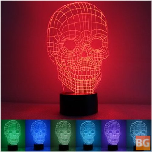 Skull 3D LED Night Light