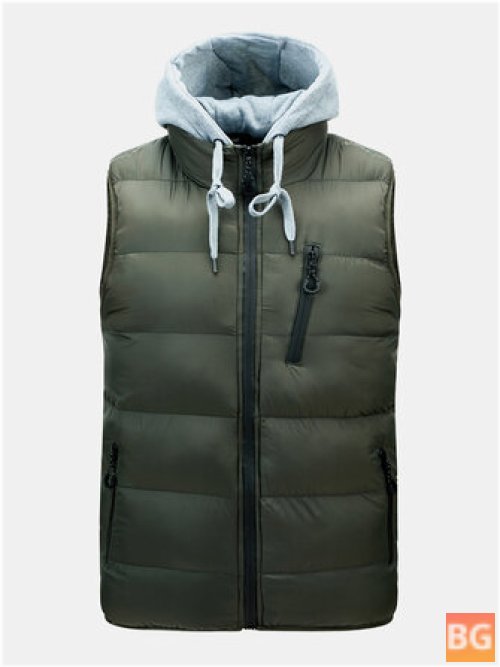 Zipper Pullover Warm Gilet Vest for Men