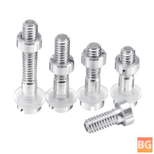 Aluminum Screw for turntable headshell mounting - pure silver