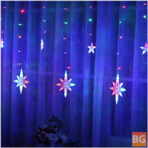 LED String Lights for Curtain Window - Star