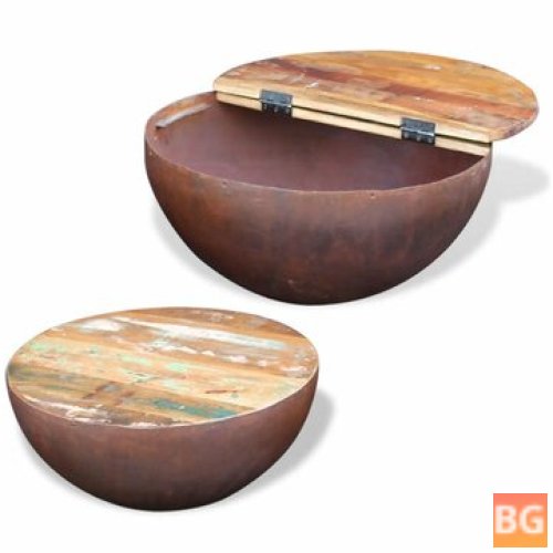 Solid Wood Coffee Table - Set - 2 Pieces