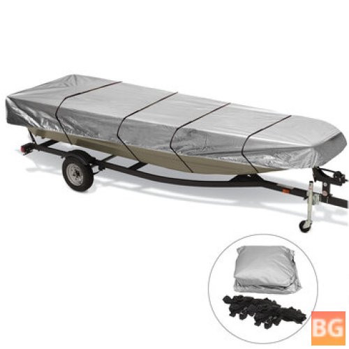Jon Boat Cover 210D - Waterproof and Sun-Protected