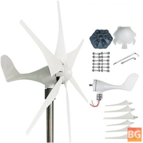 200W Wind Turbine Generator with 3/5/6 Blades