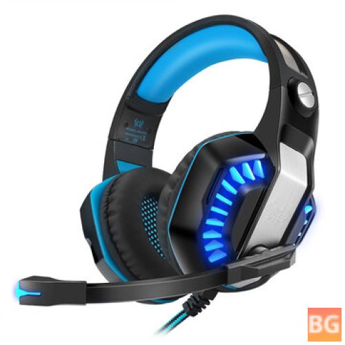 KOTION EACH G200 Gaming Headset - 50mm Driver Stereo Sound Line Control mic Adjustable Head Beam for PS3/4 Xbox PC