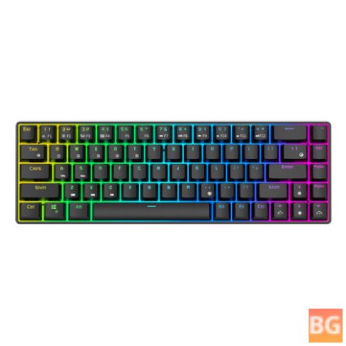 Royal Kludge RK68 Mechanical Keyboard - Hot Swappable, Dual Mode, RGB Backlit