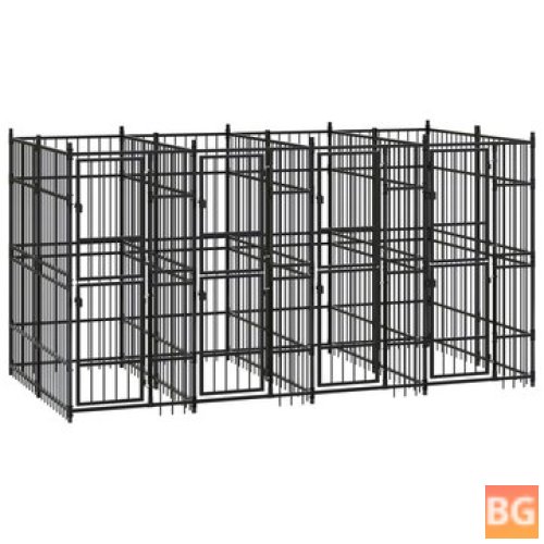 Outdoor Dog Kennel - 79.3 ft²