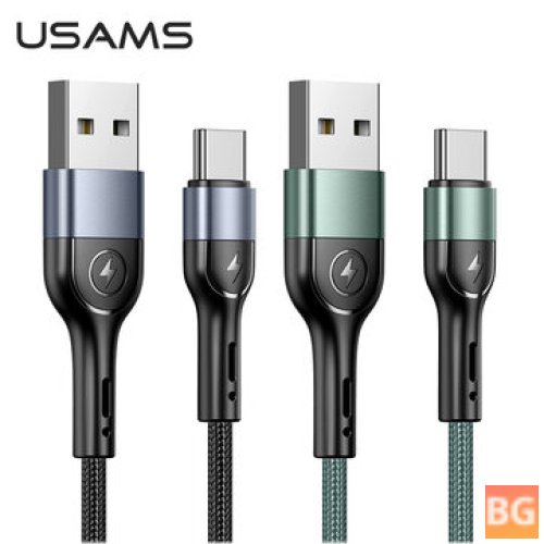 Aluminum Braided Type-C Cable for Samsung, Huawei Earbuds