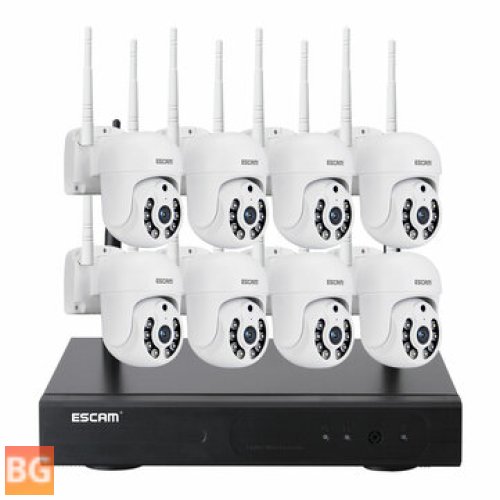 Wireless PTZ CCTV Security System with Motion Detection and Two-way Voice Control