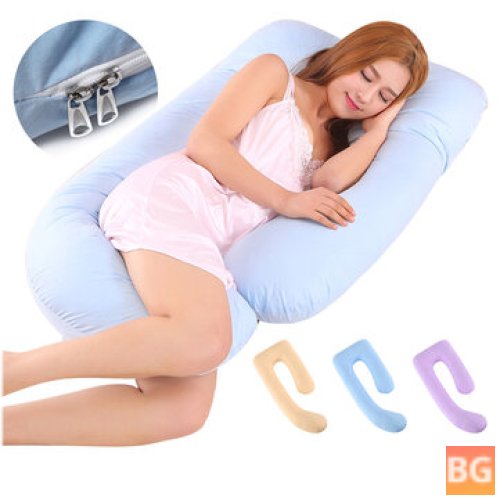 Pure Cotton Mother Pillow - Side Sleeper - Washable - U-shaped - Napping Pillowcase
