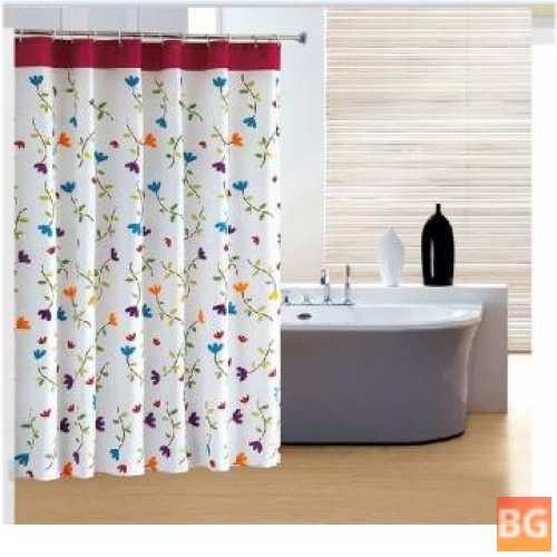 Shower Curtain with Waterproof and Dustproof Properties