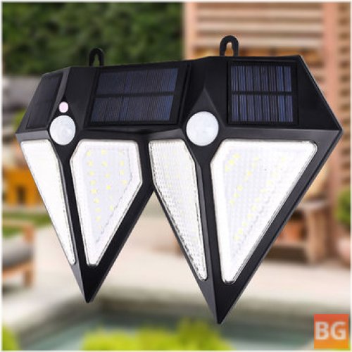 Solar Power 80 LED PIR Motion Sensor Outdoor Garden Lamp