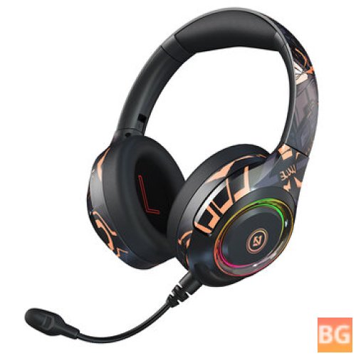 40-Inch Wireless Headset with Mic for Gamers