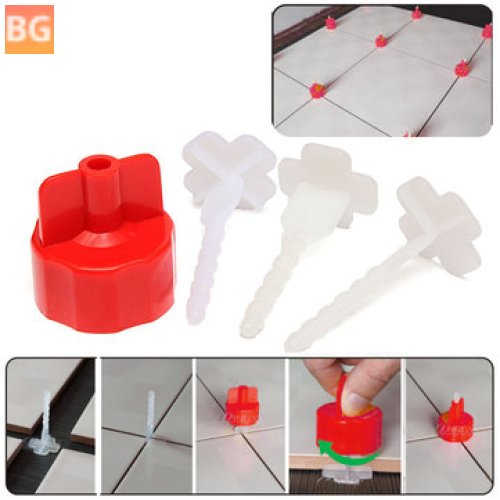 Ceramic Tile Leveling System with Strap Tools - Floor Wall Spacers
