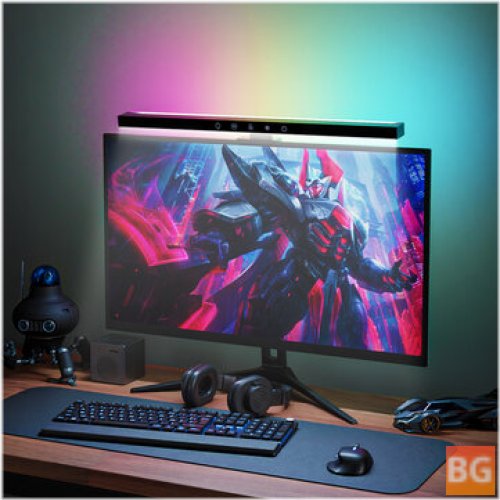 Touch Remote RGB Gaming Monitor Light Bar with Touch Control, Wireless Remote and Color Temperature Eye Protection