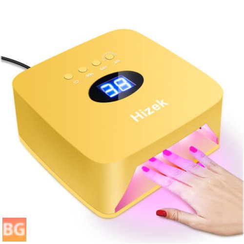 UV Nail Lamp - 54W Professional Nail Dryer with LCD Display, 3 Timer Setting, and Automatic Sensor
