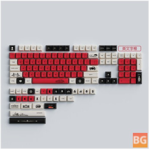 UK PBT Keycap Set for Mechanical Keyboards