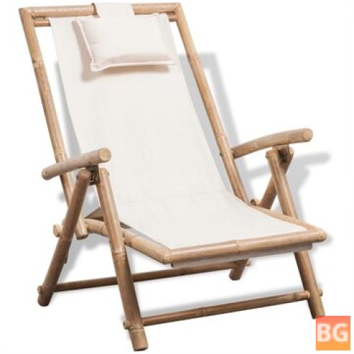 Outdoor Deck Chair - bamboo