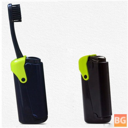 Compact Toothbrush with Lighter Shade and Bottle