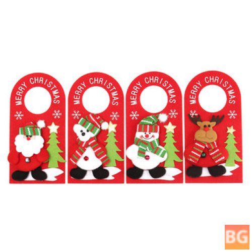 Christmas Hanger with Detailed Design - Applique Style