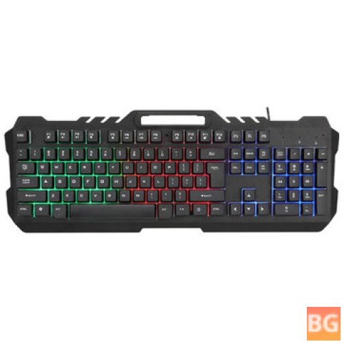 AUGIENB T21 104 Keys Desktop Keyboard - Rainbow RGB Backlight