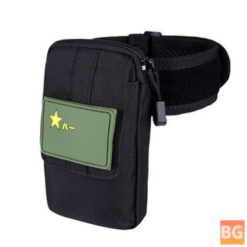 Mobile Phone Pouch with MOLLE Webbing and Belt Slot