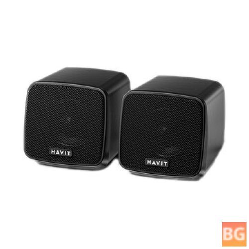Havit A20 3W Portable Speaker - Stereo Surround Deep Bass - Bulit-in 52mm - Strong Magnetic Horn Noise Cancelling - Dustproof Outdoor Speaker