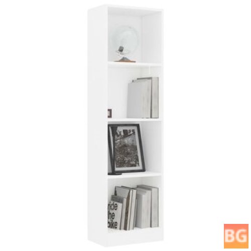 Book Cabinet in White - 15.7