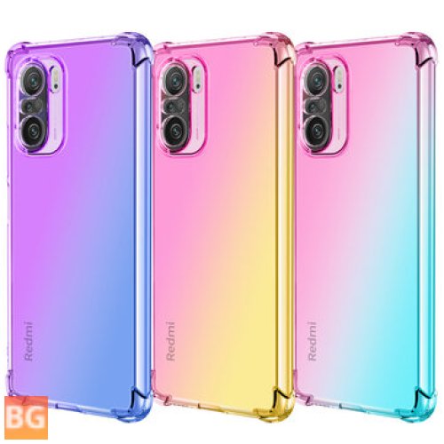 Gradient Shockproof TPU Case for POCO F3